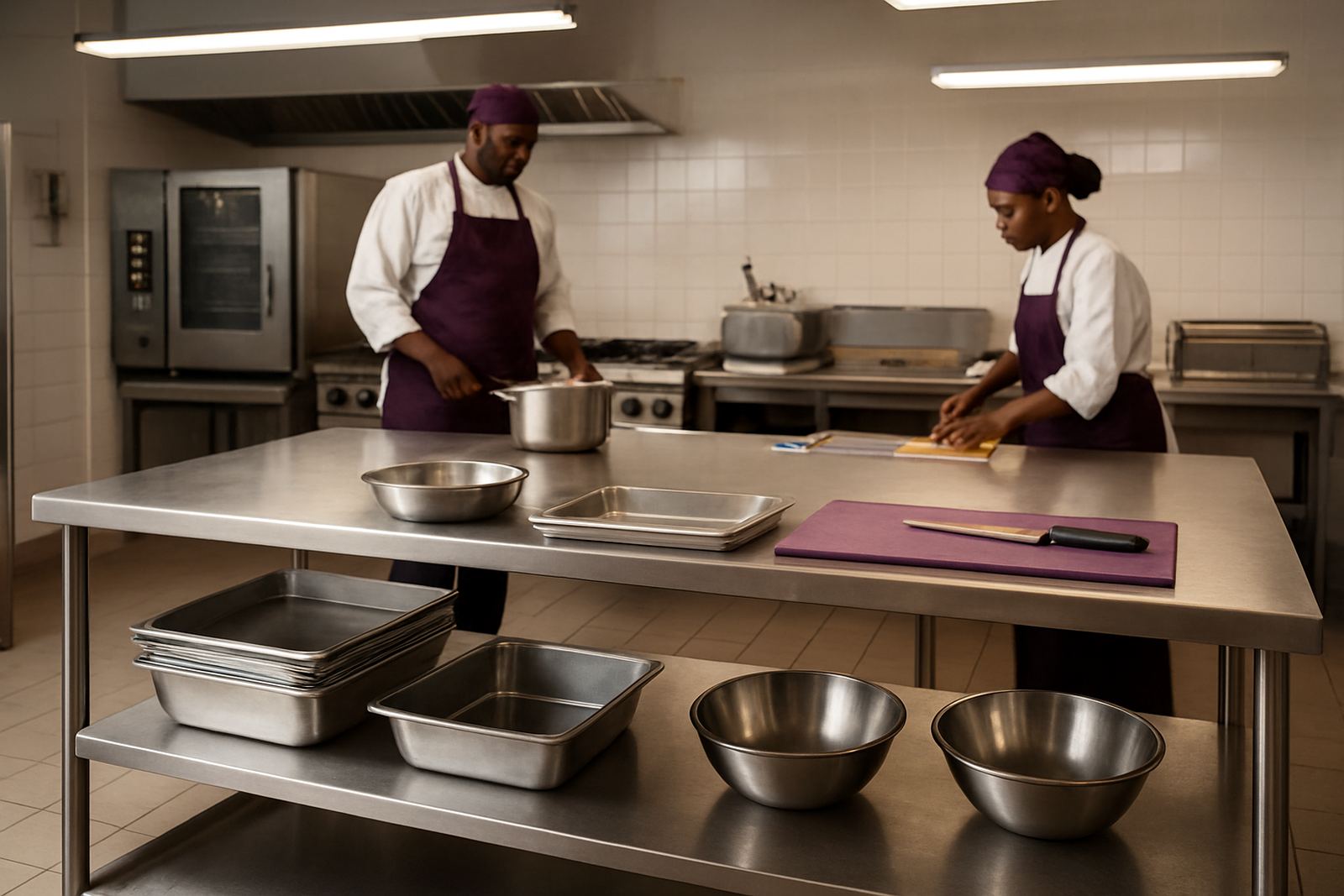 Double Prep Table