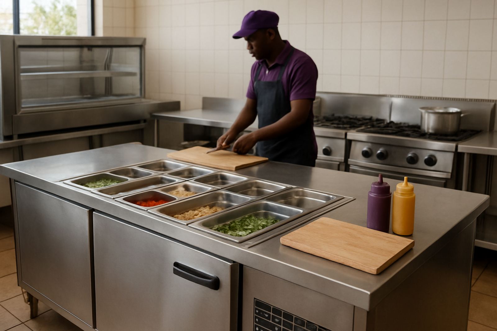 Saladette Counter